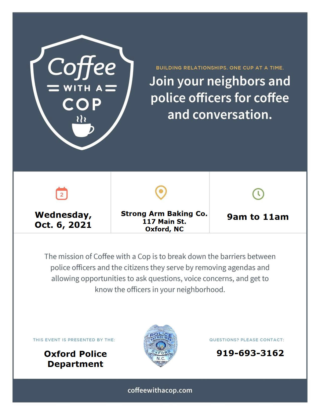Coffee with a cop